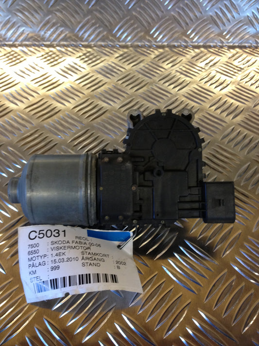 Skoda Fabia Viskermotor Med OEM Nr. 6Q1955119 Fra Skoda Ophugger