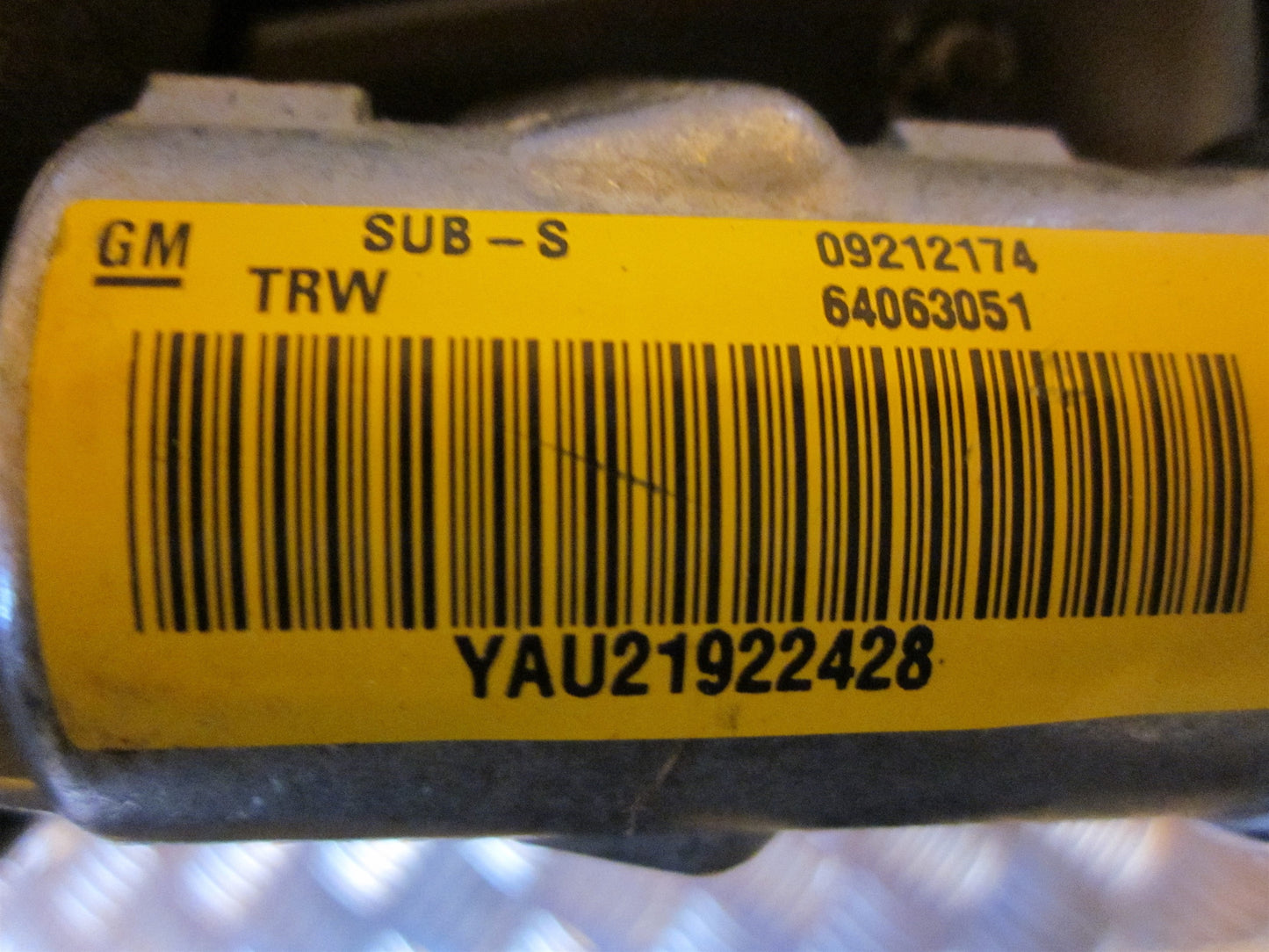 Opel Agila A Airbag Side Med OEM Nr. Ophugger Fra Opel Ophugger