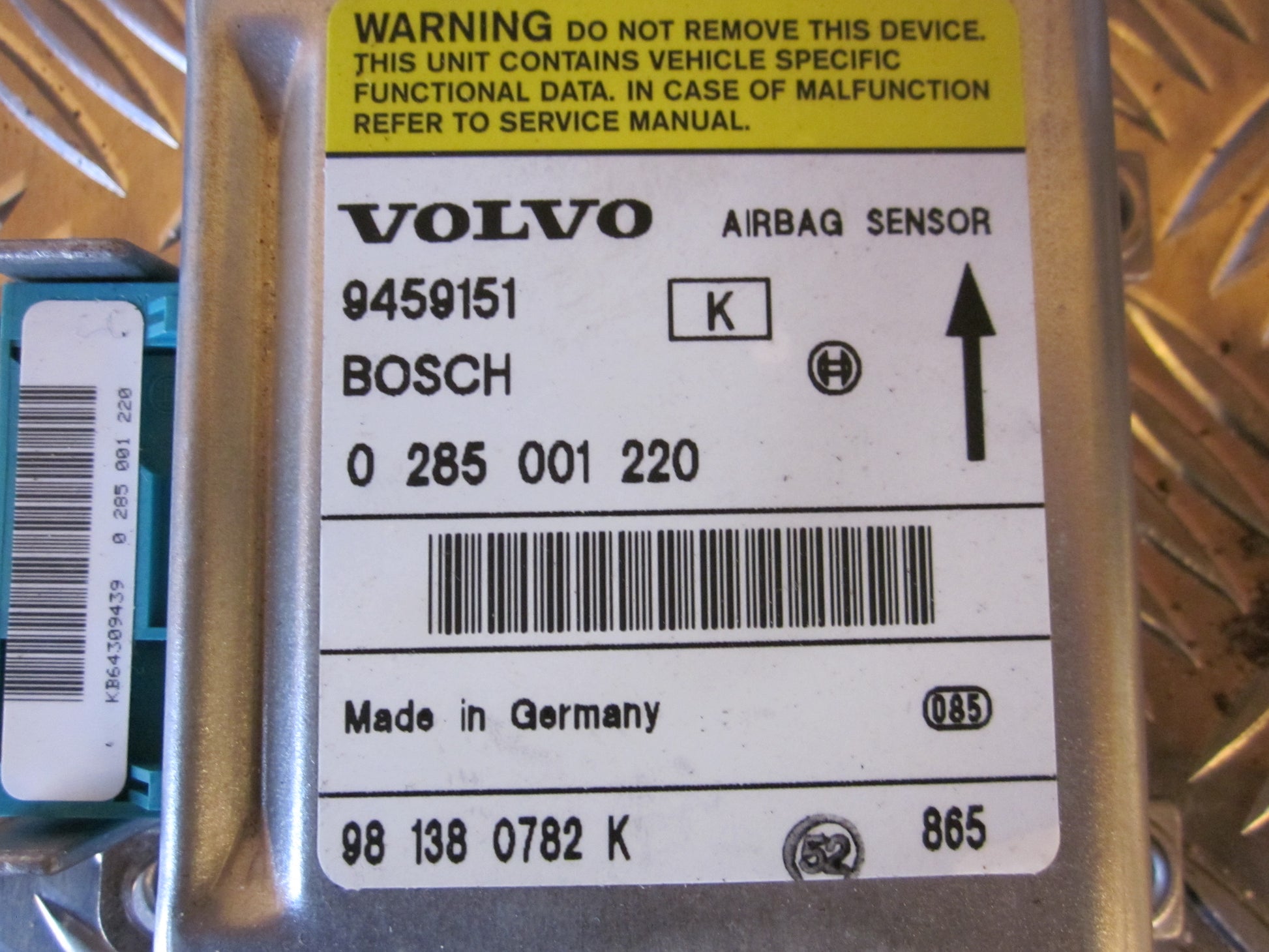Volvo 70 Serie Airbag Elboks Med OEM Nr. Ophugger Fra Volvo Ophugger