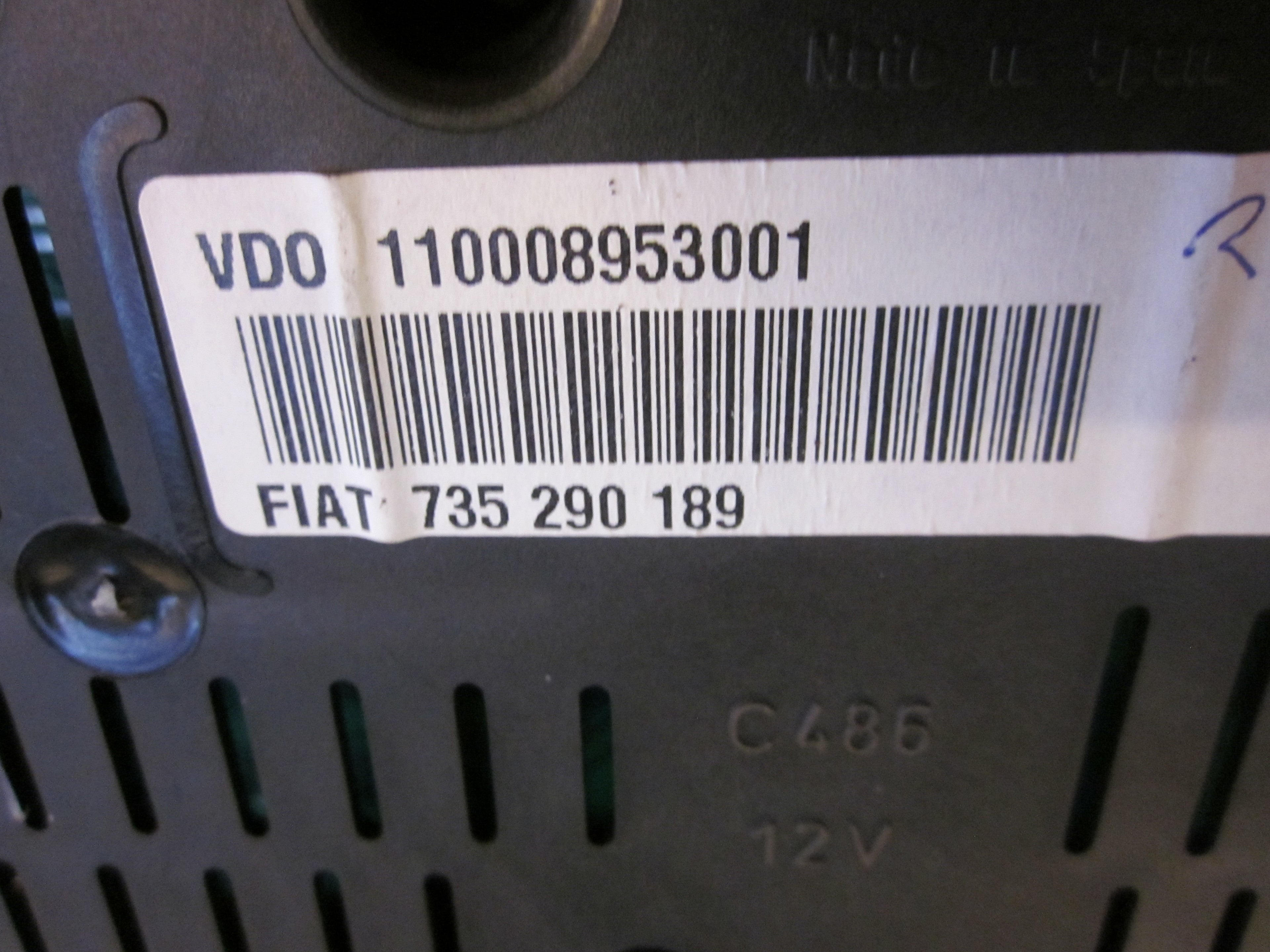 Alfa Romeo Alfa 147 Speedometer - Instrument Med OEM Nr. Ophugger Fra Alfa Romeo Ophugger