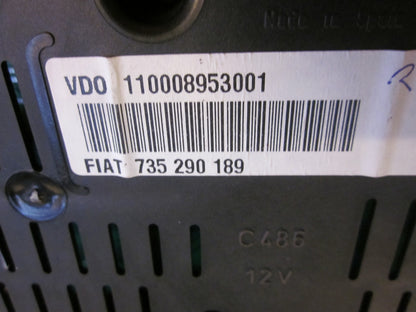 Alfa Romeo 147 Speedometer - Instrument Med OEM Nr. Ophugger Fra Alfa Romeo Ophugger