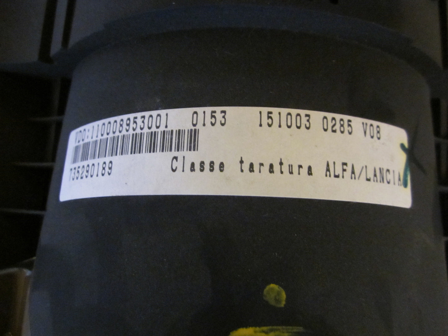 Alfa Romeo 147 Speedometer - Instrument Med OEM Nr. Ophugger Fra Alfa Romeo Ophugger