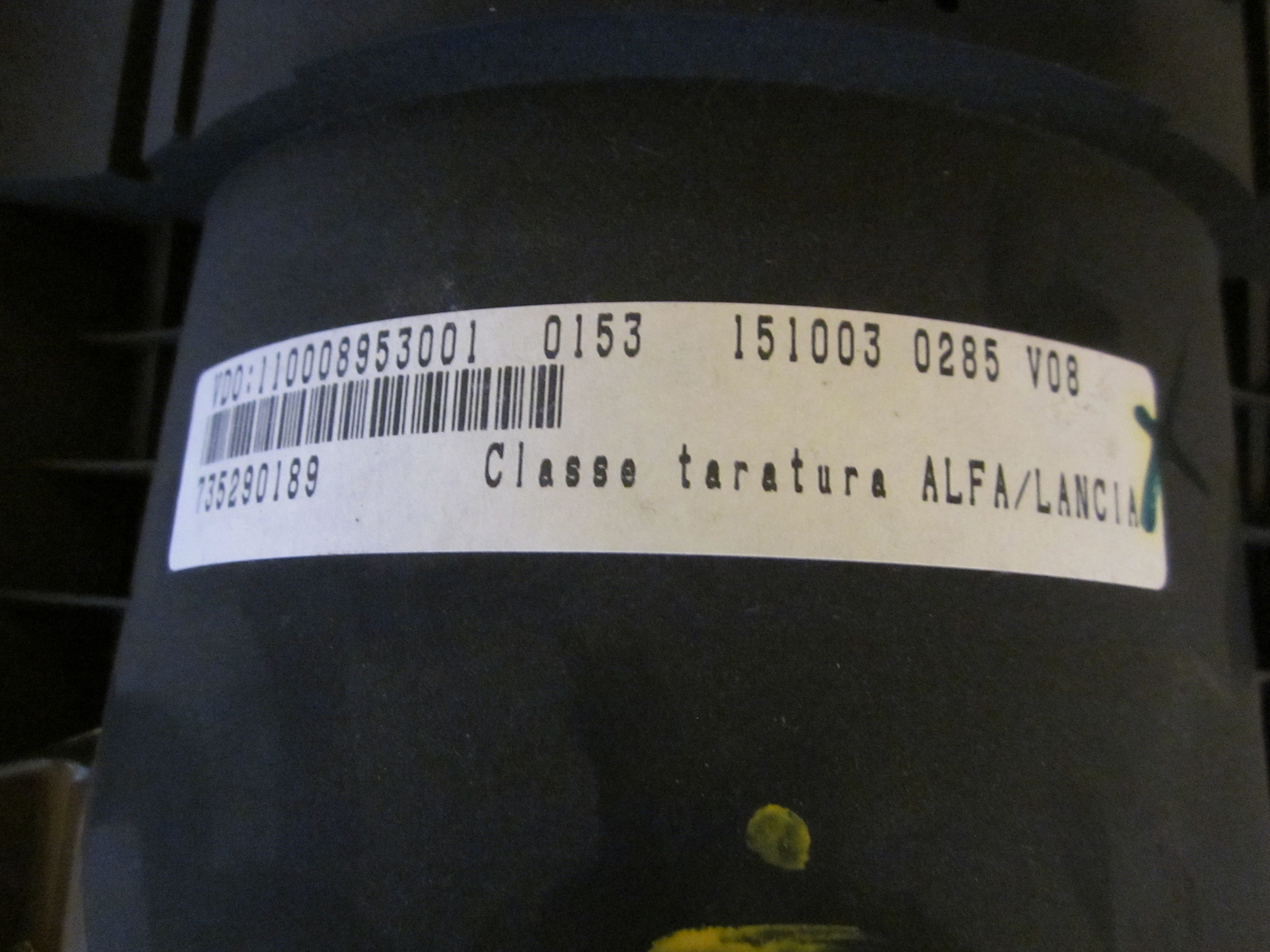Alfa Romeo Alfa 147 Speedometer - Instrument Med OEM Nr. Ophugger Fra Alfa Romeo Ophugger