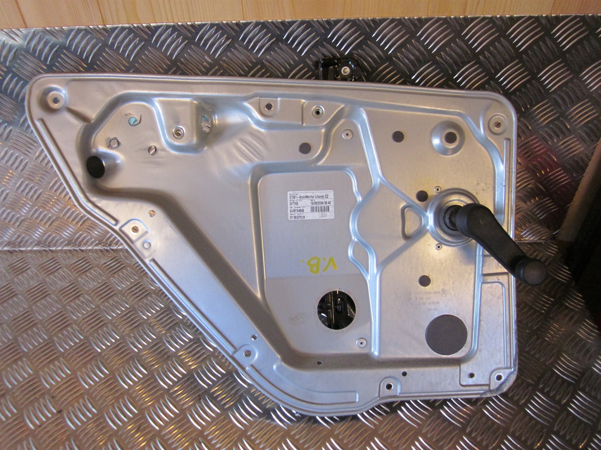 Skoda Fabia Rudemotor - Rudehejs Med OEM Nr. 6Y0839655 Fra Skoda Ophugger