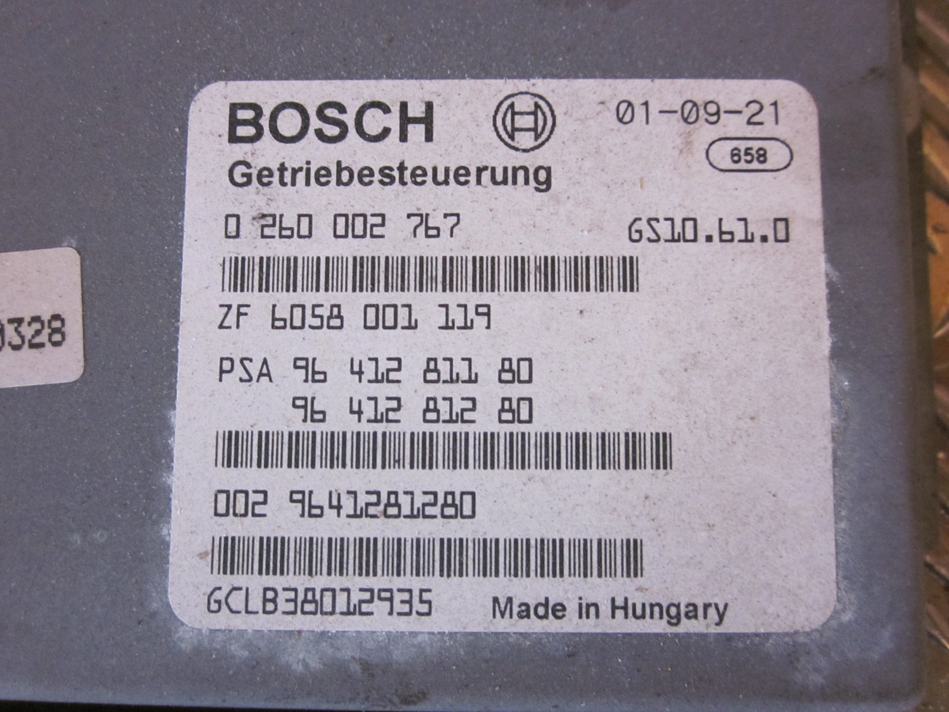 Citroen C5 Automatgear Elboks Med OEM Nr. Ophugger Fra Citroen Ophugger