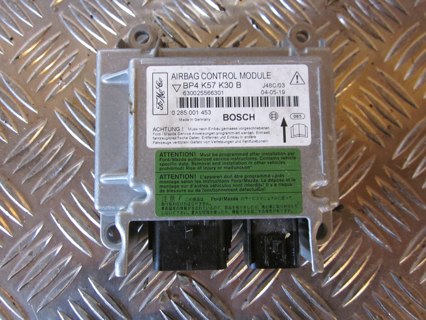 Mazda 3 BK Airbag Elboks Med OEM Nr. Ophugger Fra Mazda Ophugger