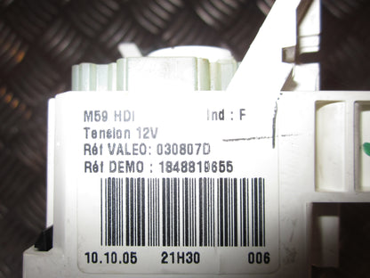 Peugeot Partner Varmeregulering Med OEM Nr. Ophugger Fra Peugeot Ophugger