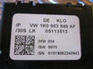VW Touran 1T/Gp Airbag Stelring Med OEM Nr. 1K0953549AF Fra VW Ophugger