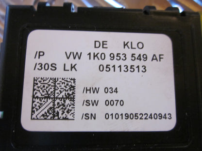 VW Touran 1T GP Airbag Stelring Med OEM Nr. 1K0953549AF Fra VW Ophugger