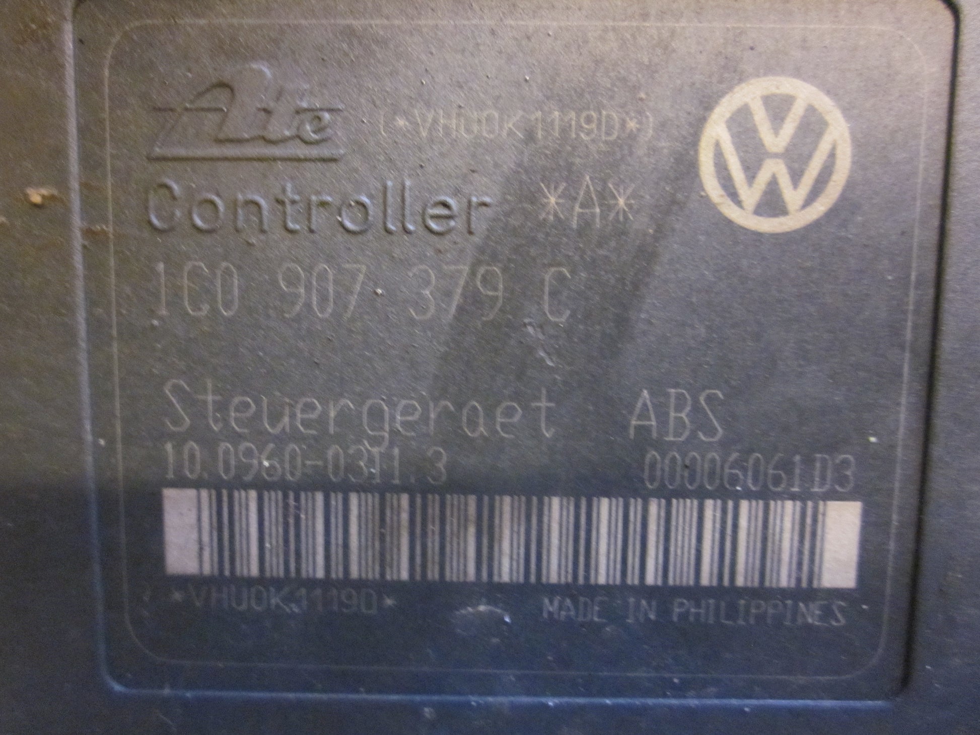Seat Toledo Abs Pumpe Med OEM Nr. 1J0614117E Fra Seat Ophugger