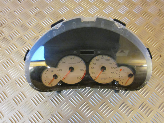 Peugeot 206 Speedometer - Instrument Med OEM Nr. 6106LK Fra Peugeot Ophugger