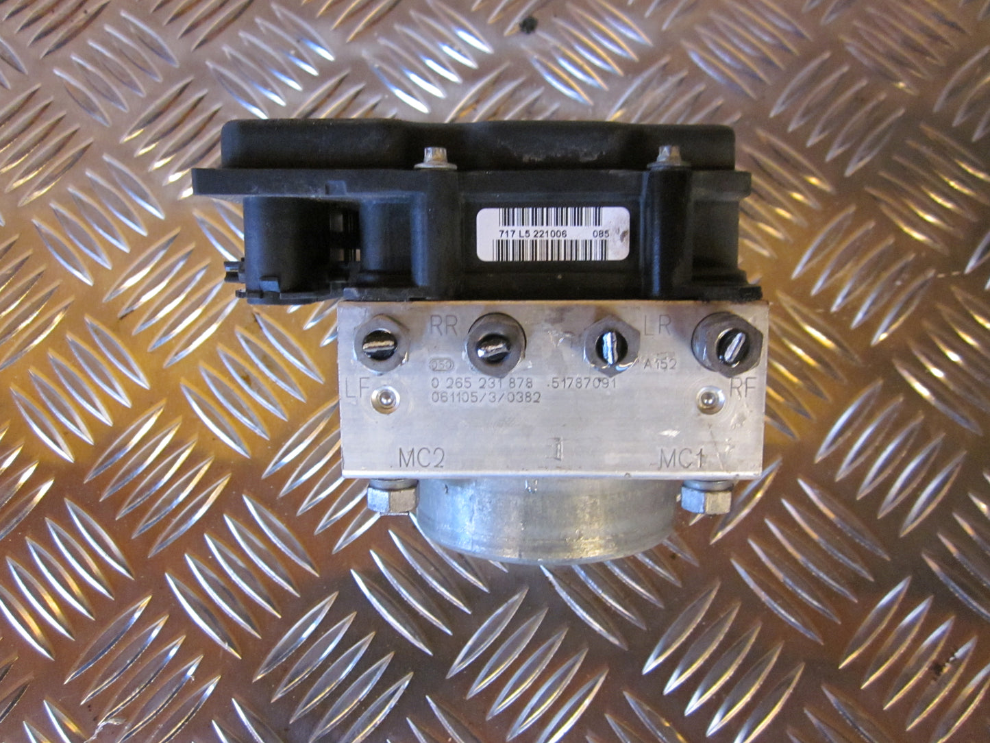 Fiat Grande Punto Abs Pumpe Med OEM Nr. 0265231878 Fra Fiat Ophugger