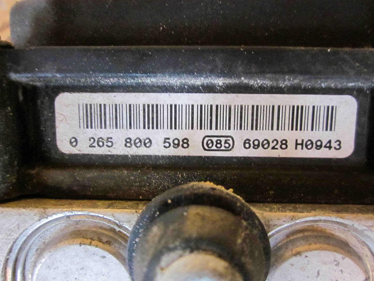 Fiat Grande Punto Abs Pumpe Med OEM Nr. 0265231878 Fra Fiat Ophugger