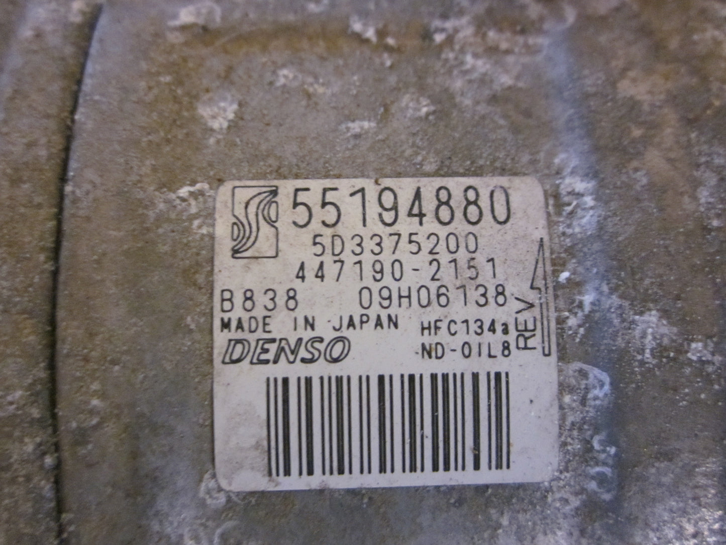 Fiat Grande Punto Aircondition Pumpe Med OEM Nr. 4471902151 Fra Fiat Ophugger