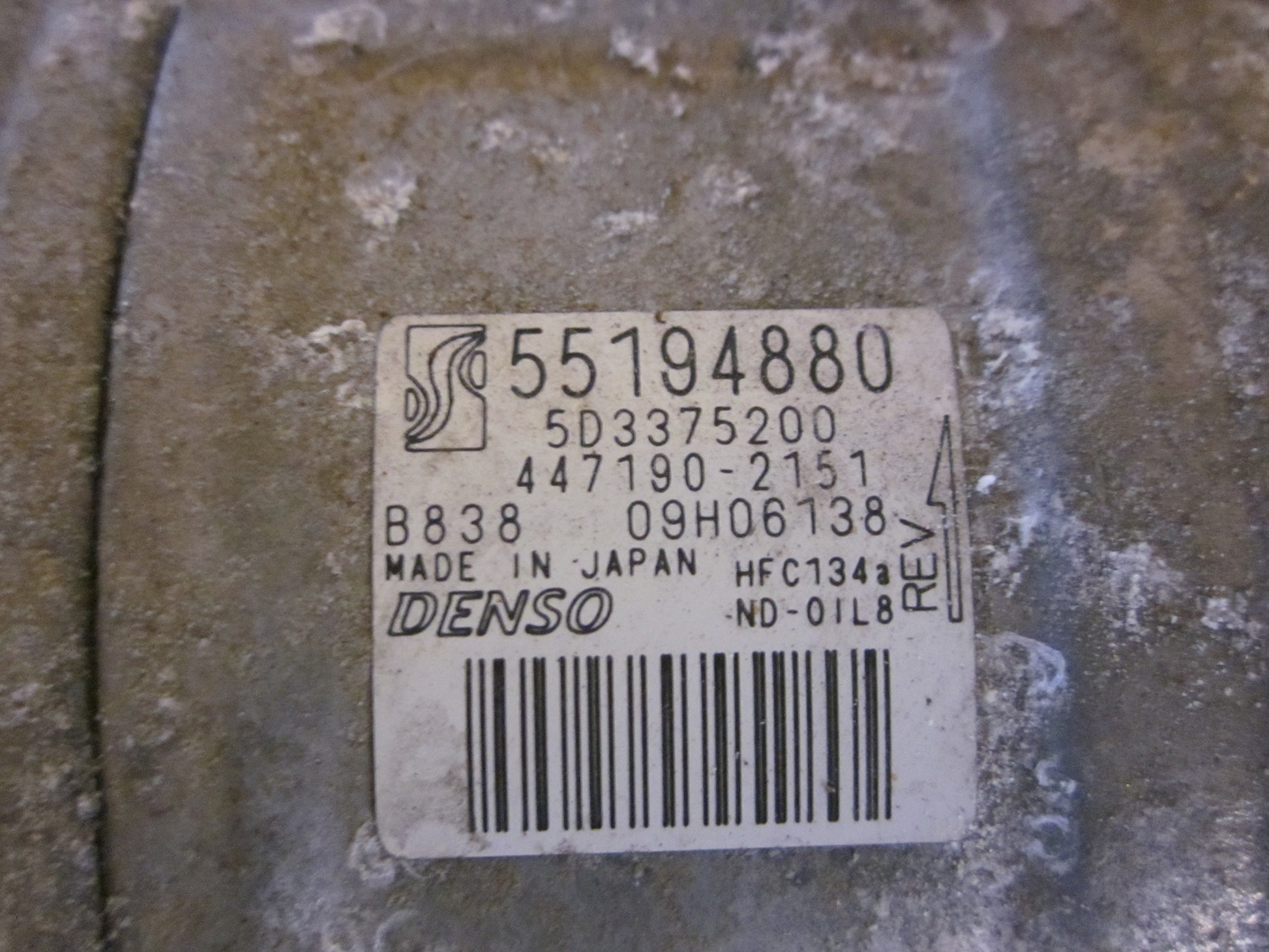 Fiat Grande Punto Aircondition Pumpe Med OEM Nr. 4471902151 Fra Fiat Ophugger