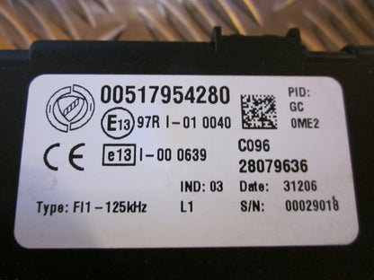 Fiat Grande Punto Startspærre Med OEM Nr. Ophugger Fra Fiat Ophugger