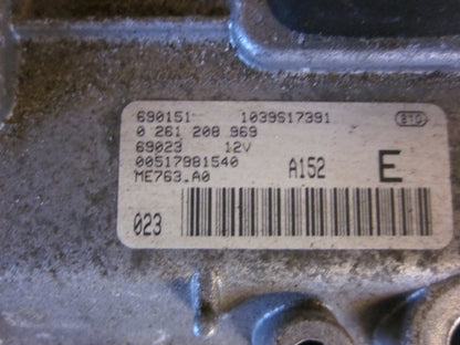 Fiat Grande Punto Startspærre Med OEM Nr. Ophugger Fra Fiat Ophugger