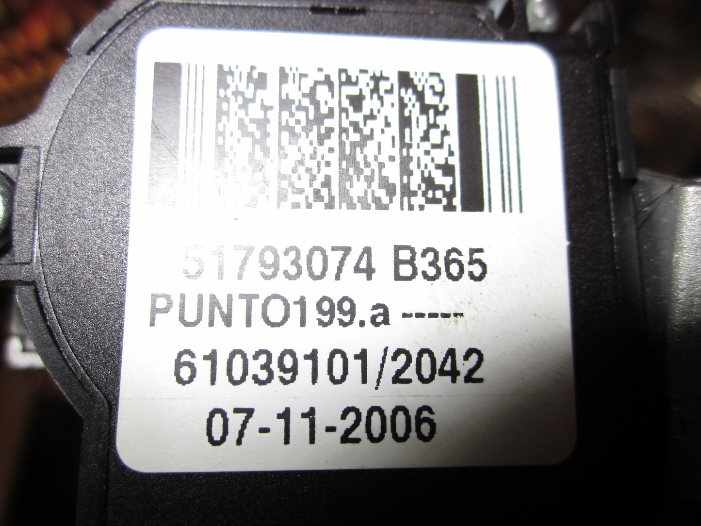 Fiat Grande Punto Startspærre Med OEM Nr. Ophugger Fra Fiat Ophugger