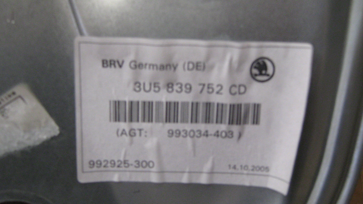 Skoda Superb Rudemotor - Rudehejs Med OEM Nr. 3U0959812 Fra Skoda Ophugger
