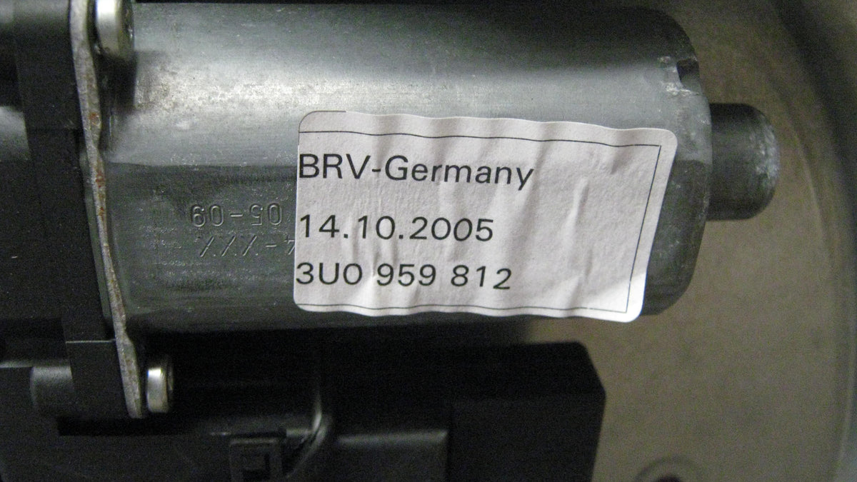 Skoda Superb Rudemotor - Rudehejs Med OEM Nr. 3U0959812 Fra Skoda Ophugger
