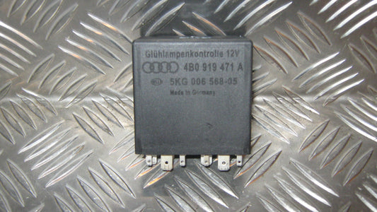 Skoda Superb Relæ Forvarmer Med OEM Nr. 4B0919471A Fra Skoda Ophugger