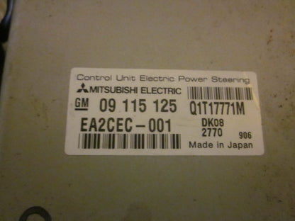 Opel Corsa C Ratstamme M/El-Servo Med OEM Nr. Ophugger Fra Opel Ophugger