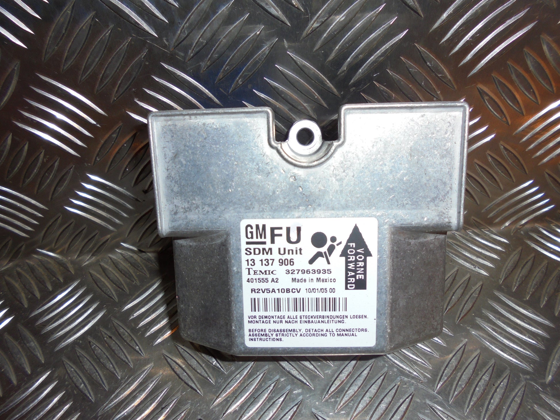 Opel Astra H Airbag Elboks Med OEM Nr. Ophugger Fra Opel Ophugger