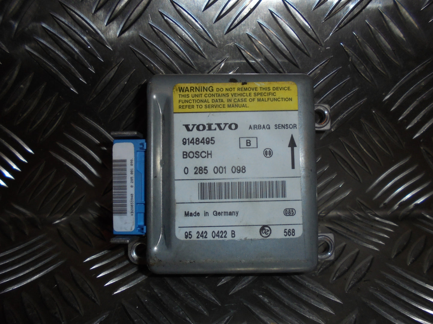 Volvo 850 Airbag Elboks Med OEM Nr. Ophugger Fra Volvo Ophugger