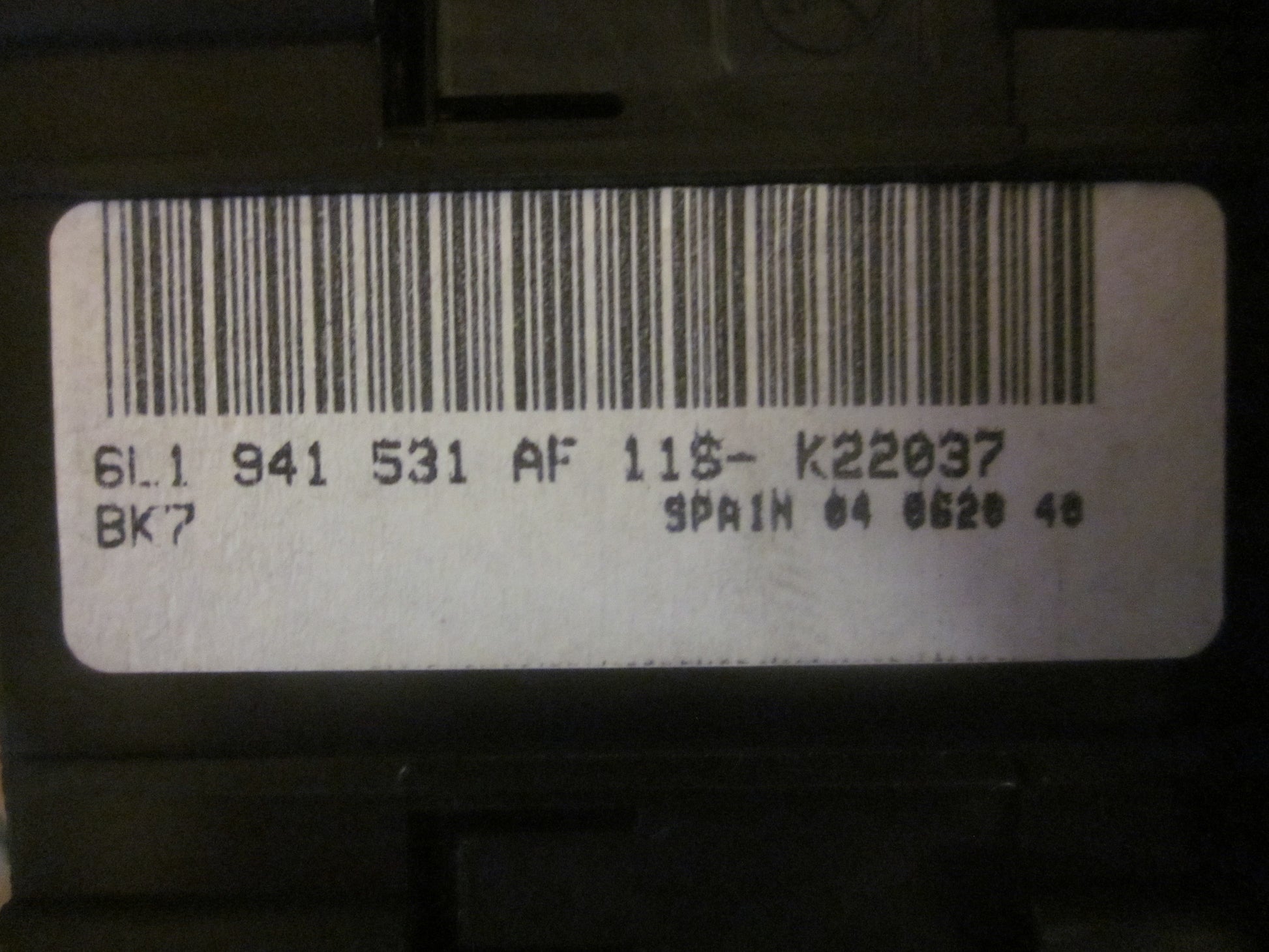 Seat Ibiza 6L Kontakt Lys Med OEM Nr. Ophugger Fra Seat Ophugger