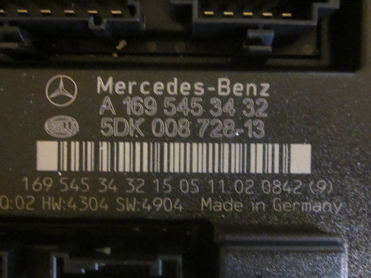 Mercedes A W169 Bcm / Komfortkomputer Med OEM Nr. Ophugger Fra Mercedes Ophugger