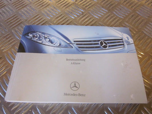 Mercedes A W169 Instruktionsbog Med OEM Nr. Ophugger Fra Mercedes Ophugger