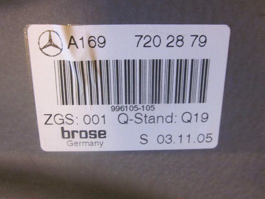 Mercedes A W169 Rudemotor - Rudehejs Med OEM Nr. Ophugger Fra Mercedes Ophugger
