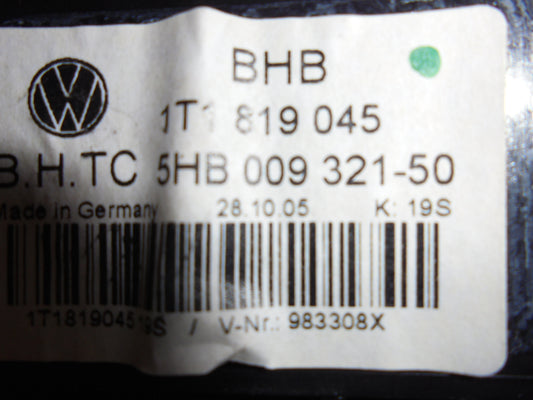 VW Caddy 2K Varmeregulering Med OEM Nr. Ophugger Fra VW Ophugger
