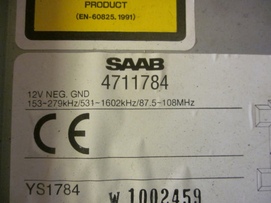 Saab 9‑5 Radio M/Cd Med OEM Nr. Ophugger Fra Saab Ophugger