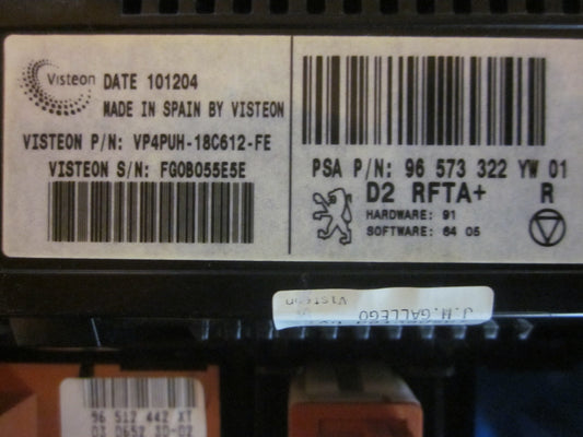 Peugeot 407 Varmeregulering Med OEM Nr. Ophugger Fra Peugeot Ophugger