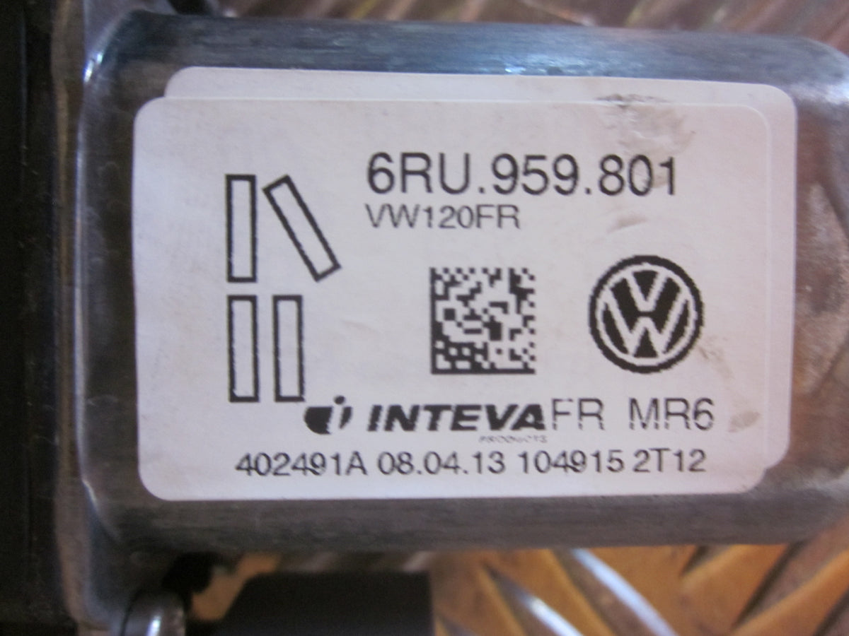 VW Up Rudemotor - Rudehejs Med OEM Nr. 6RU959801 Fra VW Ophugger