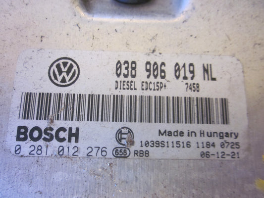 Skoda Fabia Motorstyring - Motorstyreboks - Injection Elboks Med OEM Nr. 038906019NL Fra Skoda Ophugger