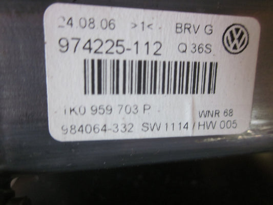 VW Passat 3C Rudemotor - Rudehejs Med OEM Nr. 1K0959703P Fra VW Ophugger