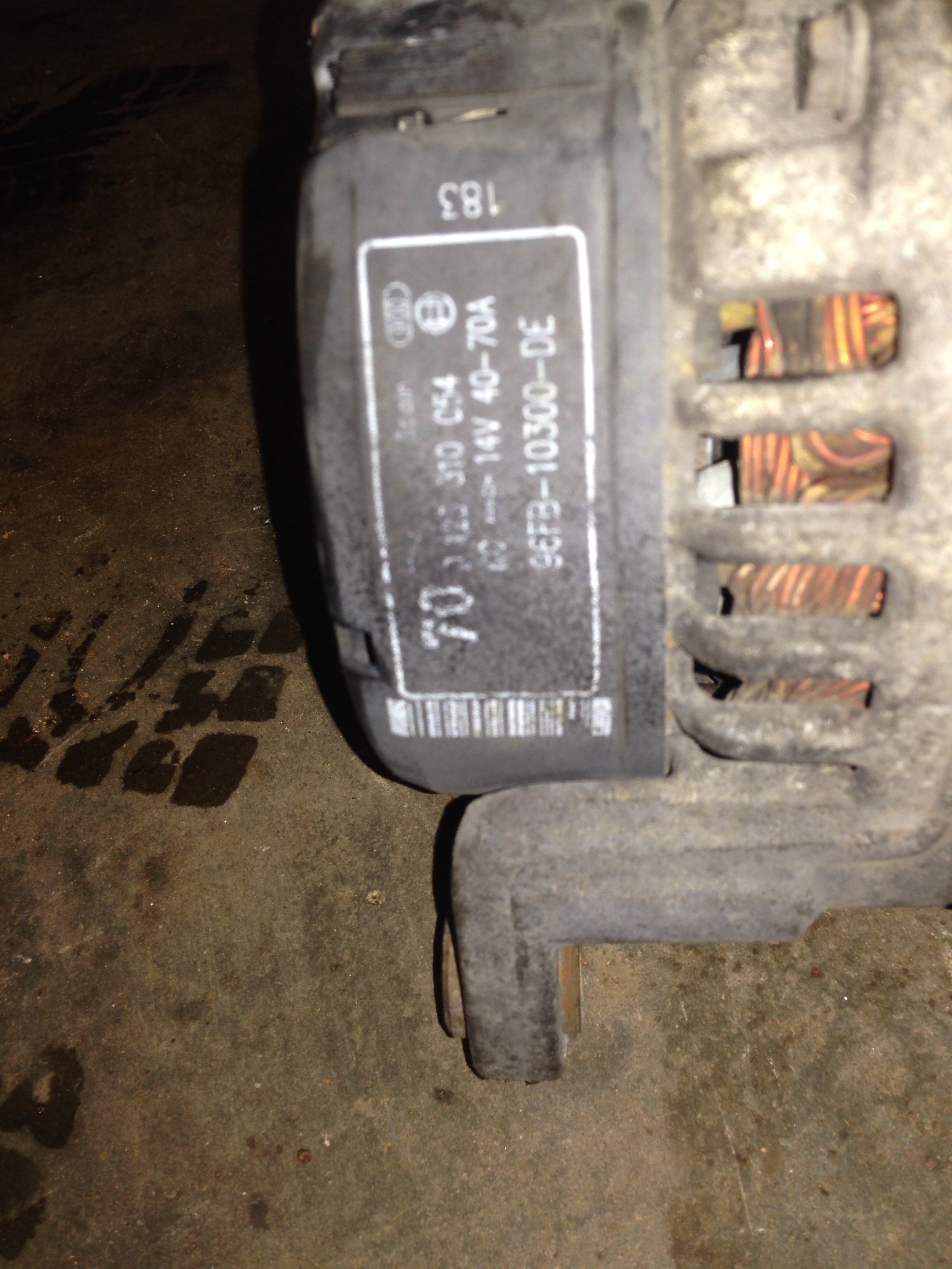Ford Ka Generator Med OEM Nr. 0986039510 Fra Ford Ophugger
