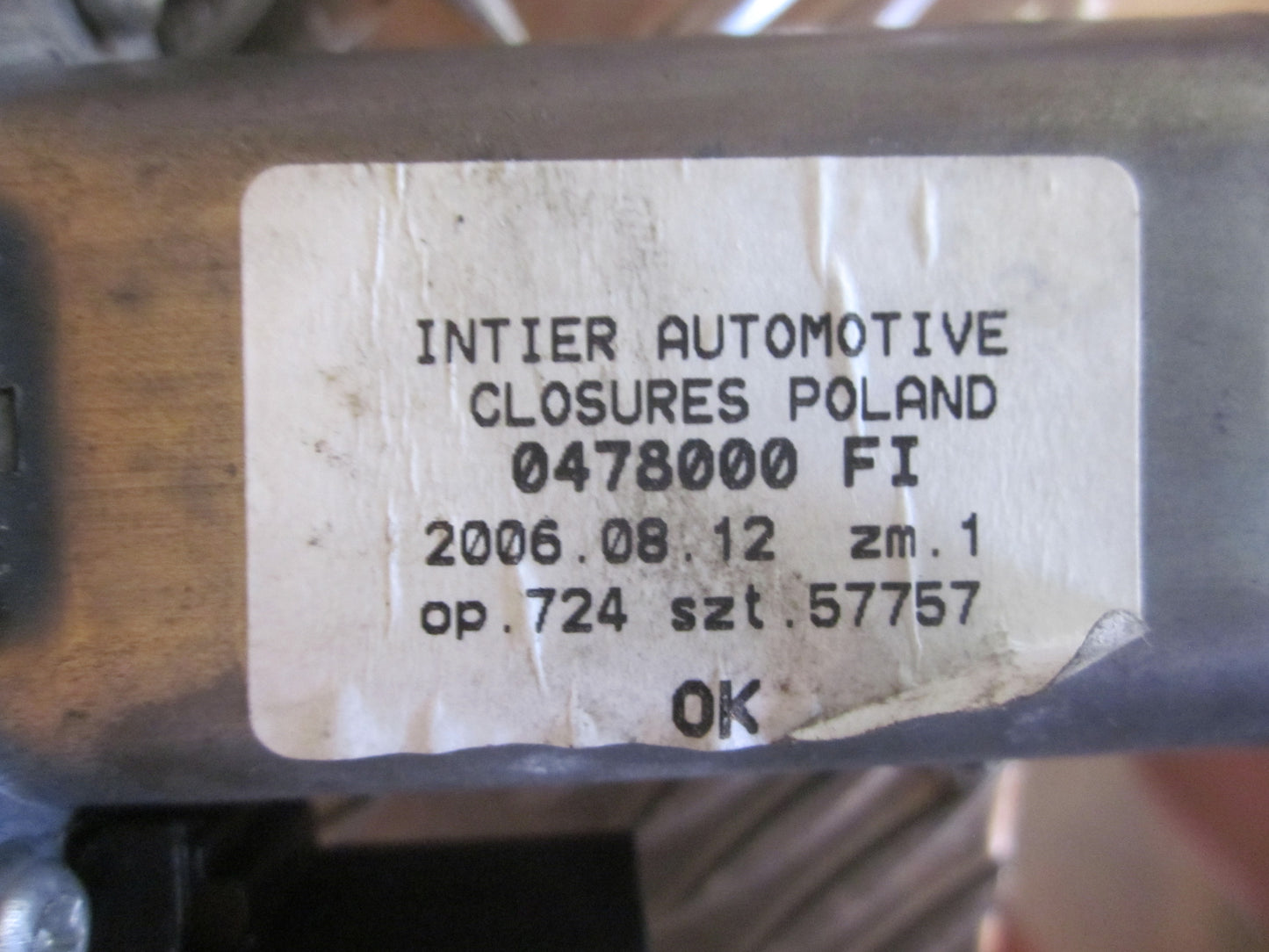 Fiat Doblo Rudemotor - Rudehejs Med OEM Nr. Ophugger Fra Fiat Ophugger