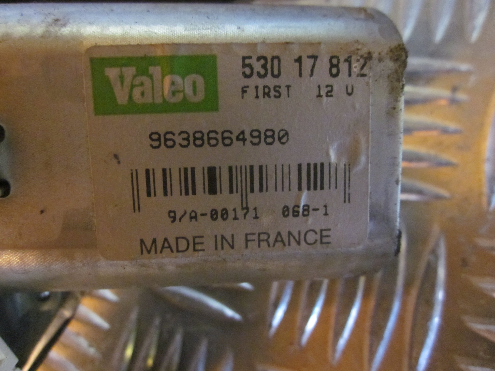 Peugeot 206 Bagrudevisker Motor Med OEM Nr. 6405H8 Fra Peugeot Ophugger