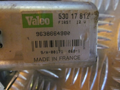 Peugeot 206 Bagrudevisker Motor Med OEM Nr. 6405H8 Fra Peugeot Ophugger