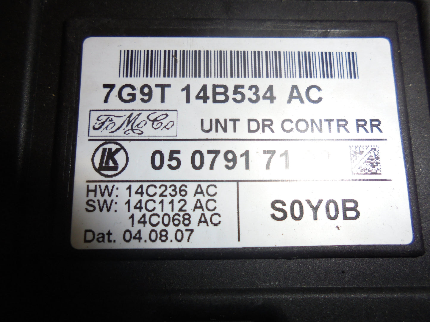 Ford Mondeo 4 Relæ Diverse Med OEM Nr. Ophugger Fra Ford Ophugger