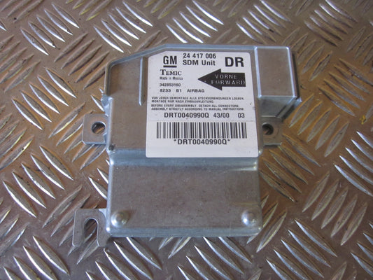 Opel Corsa C Airbag Elboks Med OEM Nr. 24417006 Fra Opel Ophugger