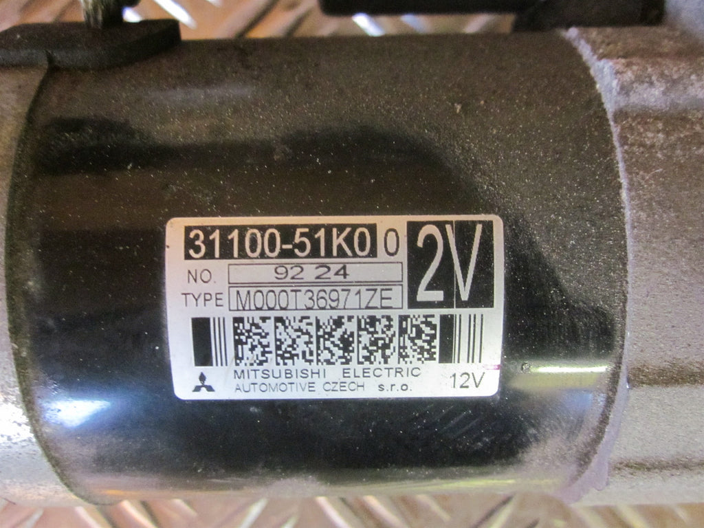 Suzuki Splash Starter Med OEM Nr. 3110051K0 Fra Suzuki Ophugger