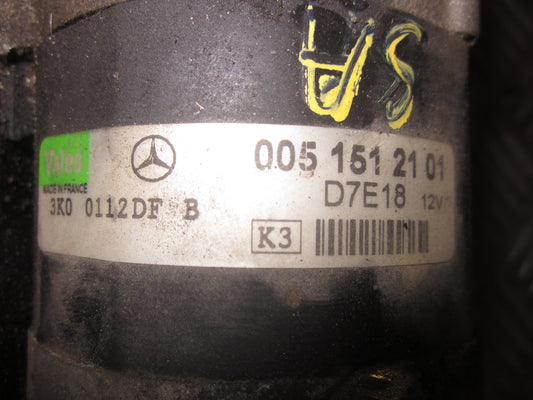 Mercedes A W168 Starter Med OEM Nr. 0051512101 Fra Mercedes Ophugger