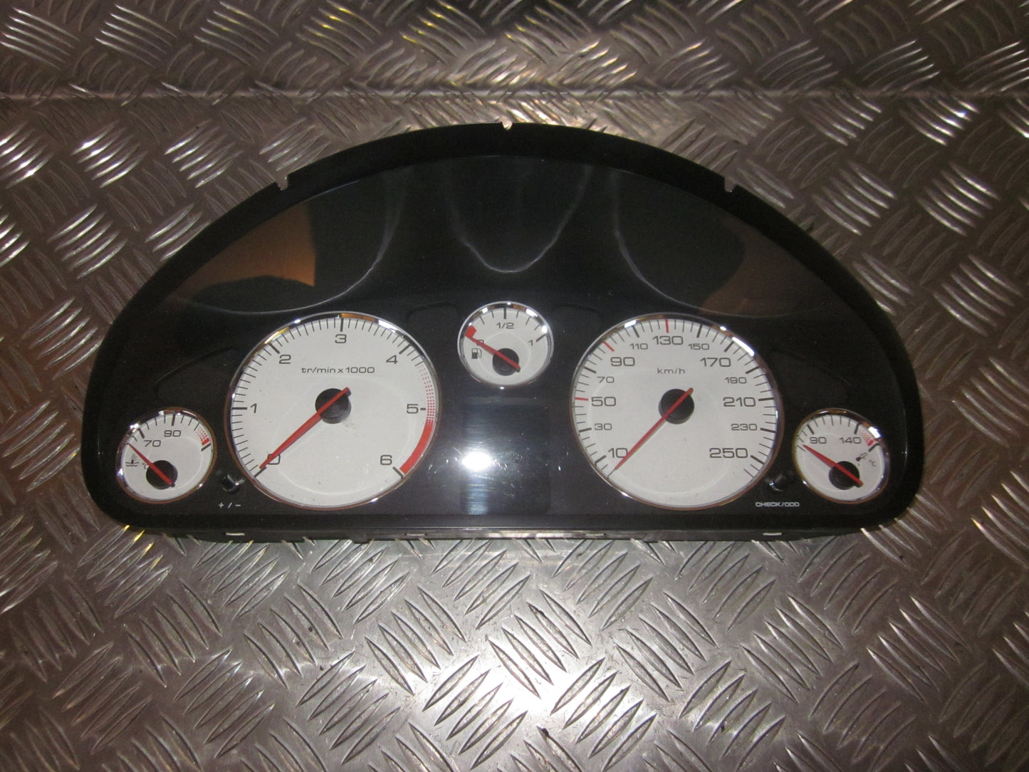 Peugeot 407 Speedometer - Instrument Med OEM Nr. Ophugger Fra Peugeot Ophugger