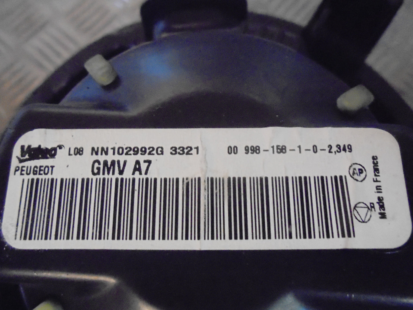 Peugeot 207 Varmeblæser Med OEM Nr. Ophugger Fra Peugeot Ophugger