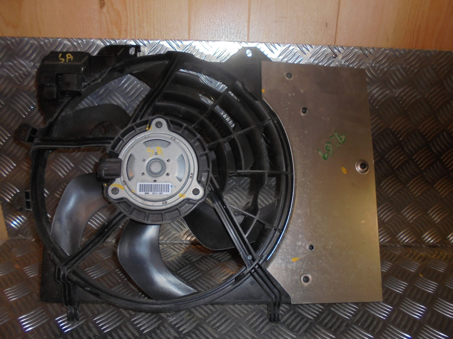 Peugeot 207 Kølerblæser El Med OEM Nr. Ophugger Fra Peugeot Ophugger