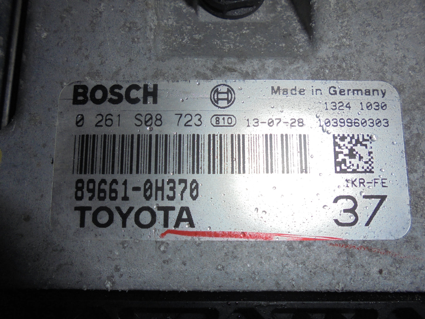 Citroen C1 Motorstyring - Motorstyreboks - Injection Elboks Med OEM Nr. 0261S08723 Fra Citroen Ophugger